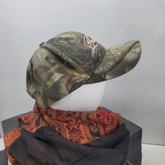 Realtree Camouflage Gates Embroidered Adjustable Strap Hat Cap - Picture 7 of 11